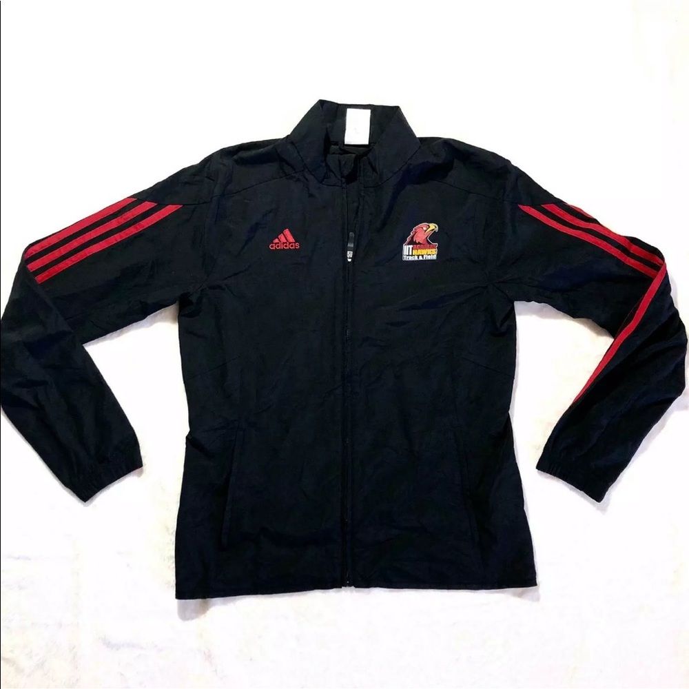 Adidas Womens Zip Up Jacket Track & Field SzSmall